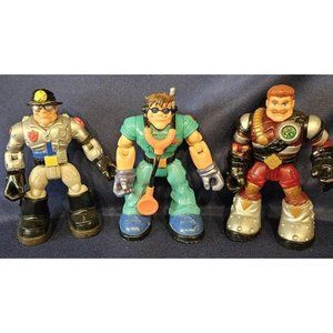 Rescue‎ Heroes 2000/2001 Nurse, Sheriff and Scuba Diver Action Figures
